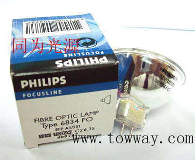 PHILIPS 6834 12V100W 冷光源燈杯 幻燈及投影設備的高效照明解決方案